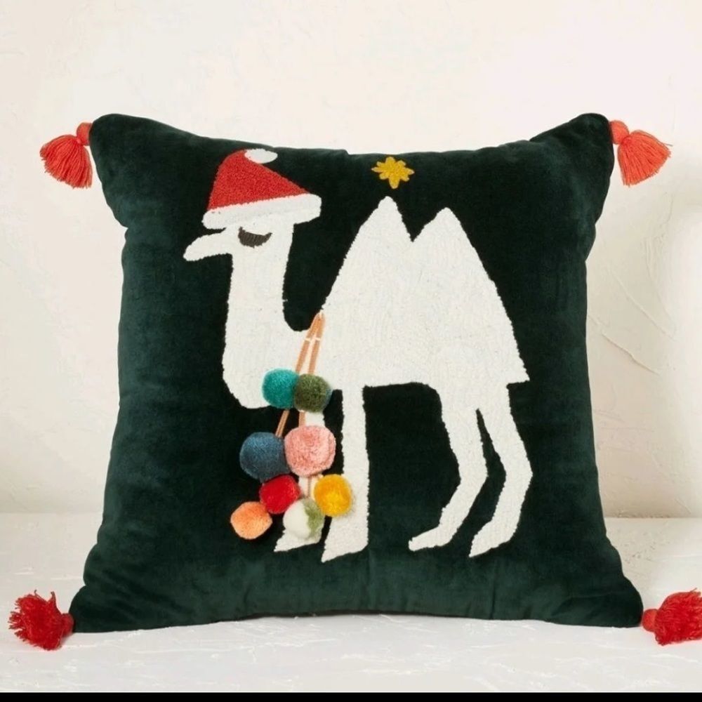 Opalhouse Jungalow Camel Christmas pillow